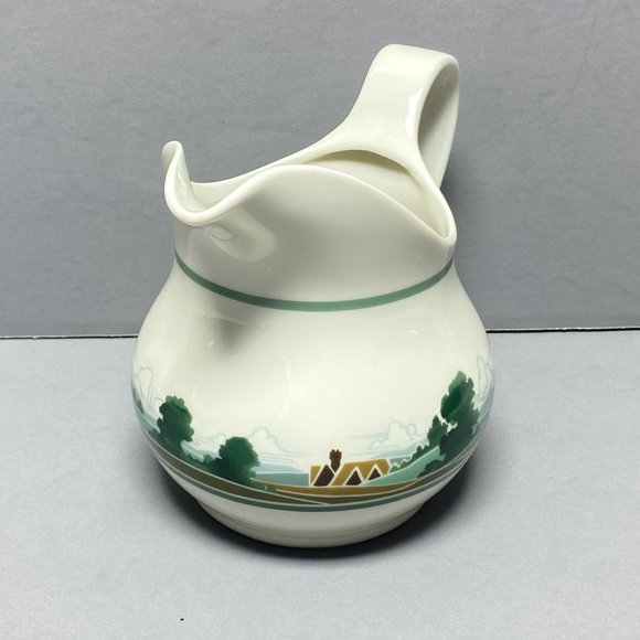 Estee Lauder Creamer Pitcher Aliage Country Winter Porcelain Collection Japan - Picture 3 of 14
